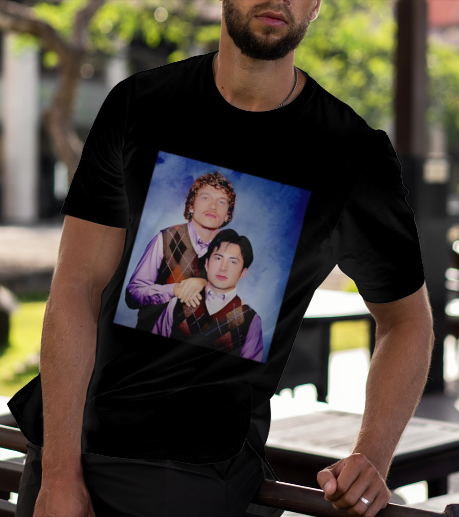 Shane Hollander Ilya Rozanov Step Brothers Argyle Sweaters Portrait T-Shirt