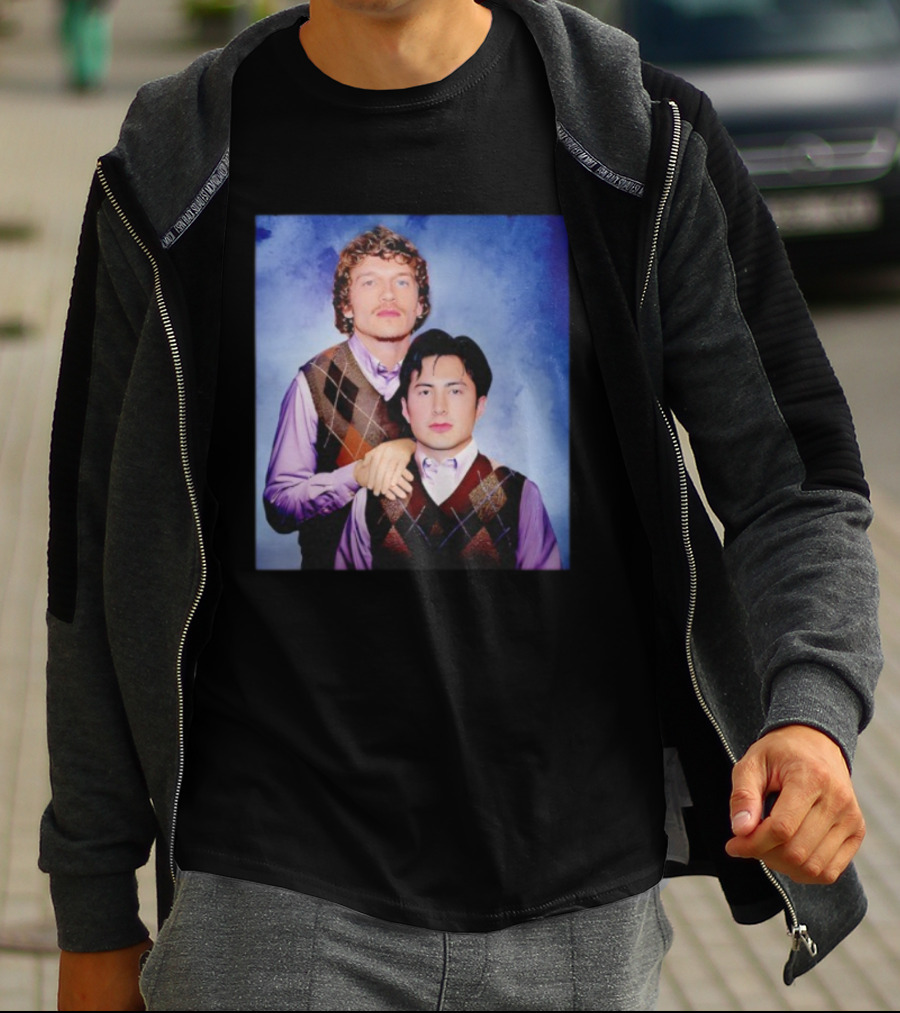 Shane Hollander Ilya Rozanov Step Brothers Argyle Sweaters Portrait T-Shirt