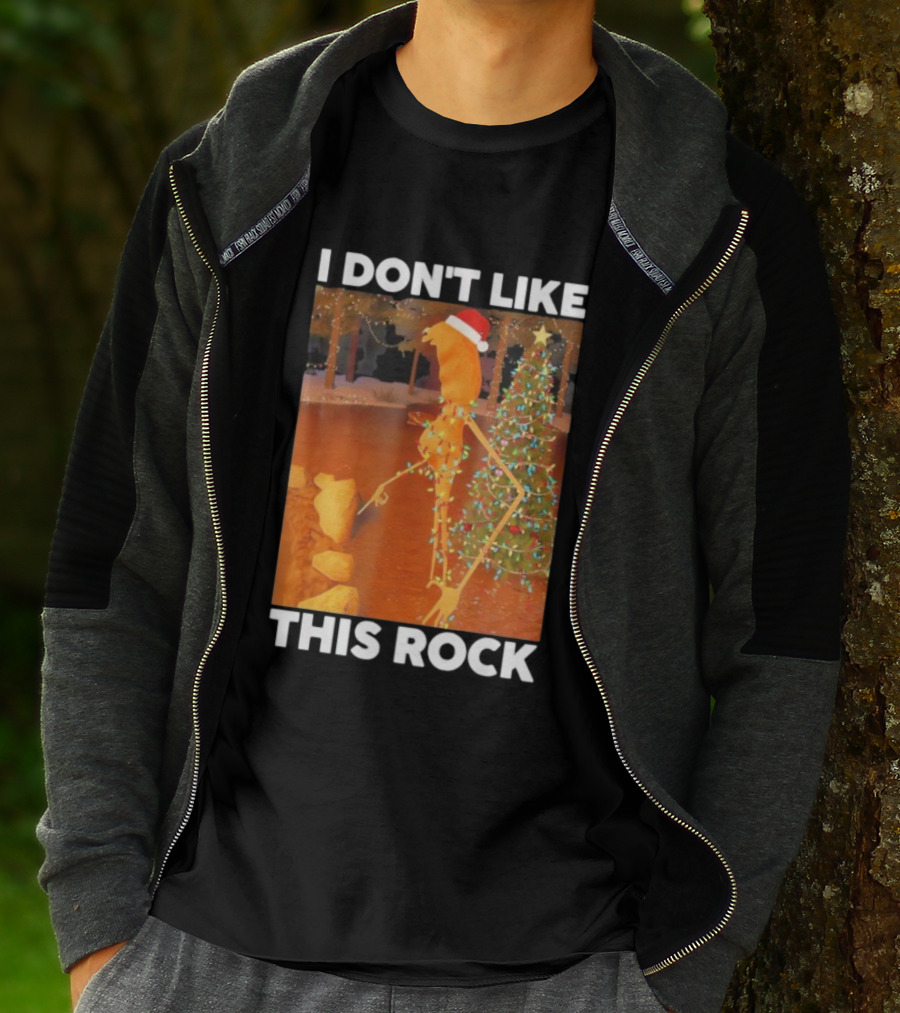 Marcus The Worm Christmas I Don’t Like This Rock T-Shirt