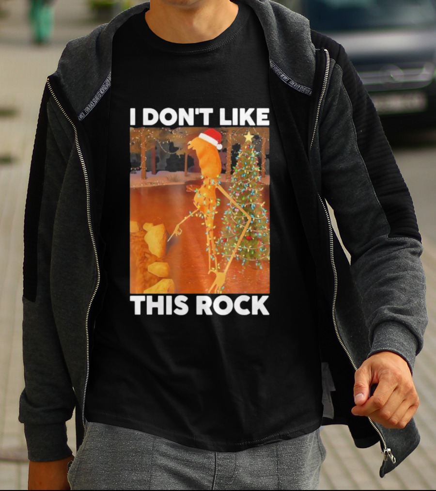 Marcus The Worm Christmas I Don’t Like This Rock T-Shirt