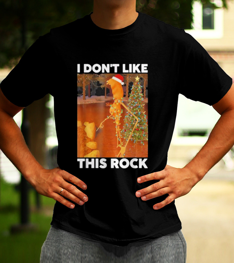 Marcus The Worm Christmas I Don’t Like This Rock T-Shirt