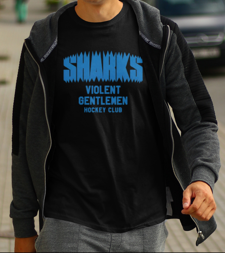 San Jose Sharks Violent Gentlemen Hockey Club T-Shirt