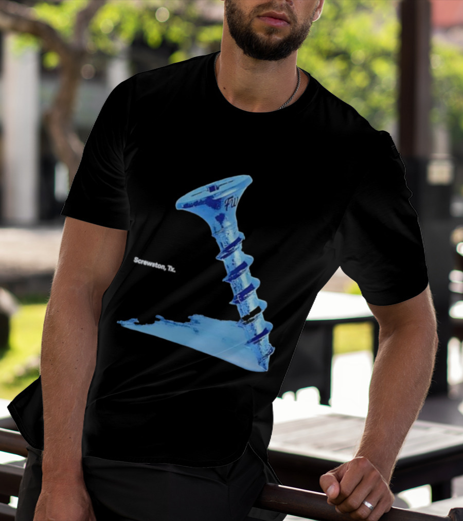 Screwston TX FWY Blue Ice Screw T-Shirt