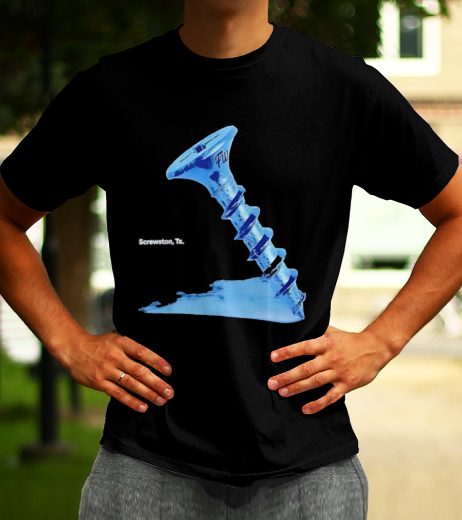 Screwston TX FWY Blue Ice Screw T-Shirt