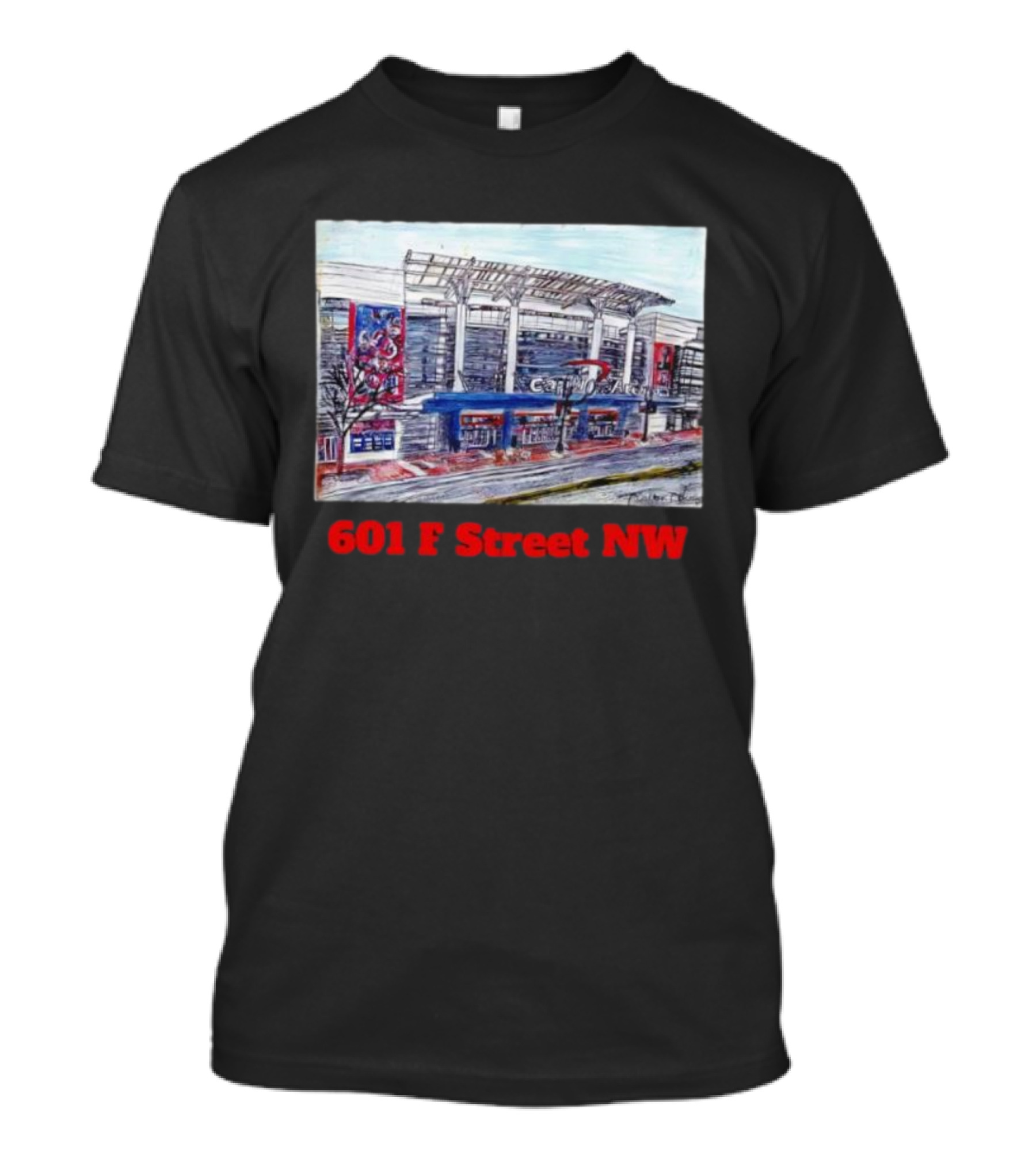 Washington Capitals Capital One Arena 601 F Street NW T-Shirt