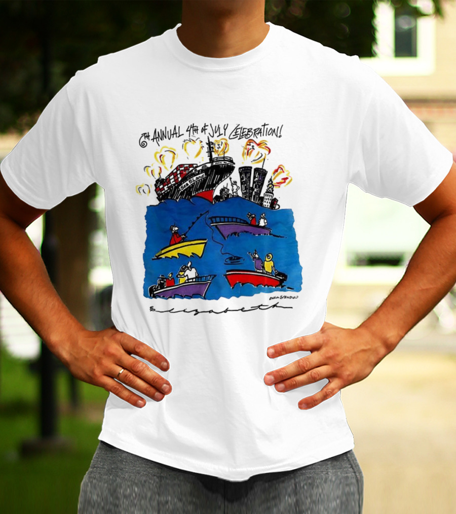 6th Annual 4th Of July Celebration Fireworks And Boating Event T-Shirt