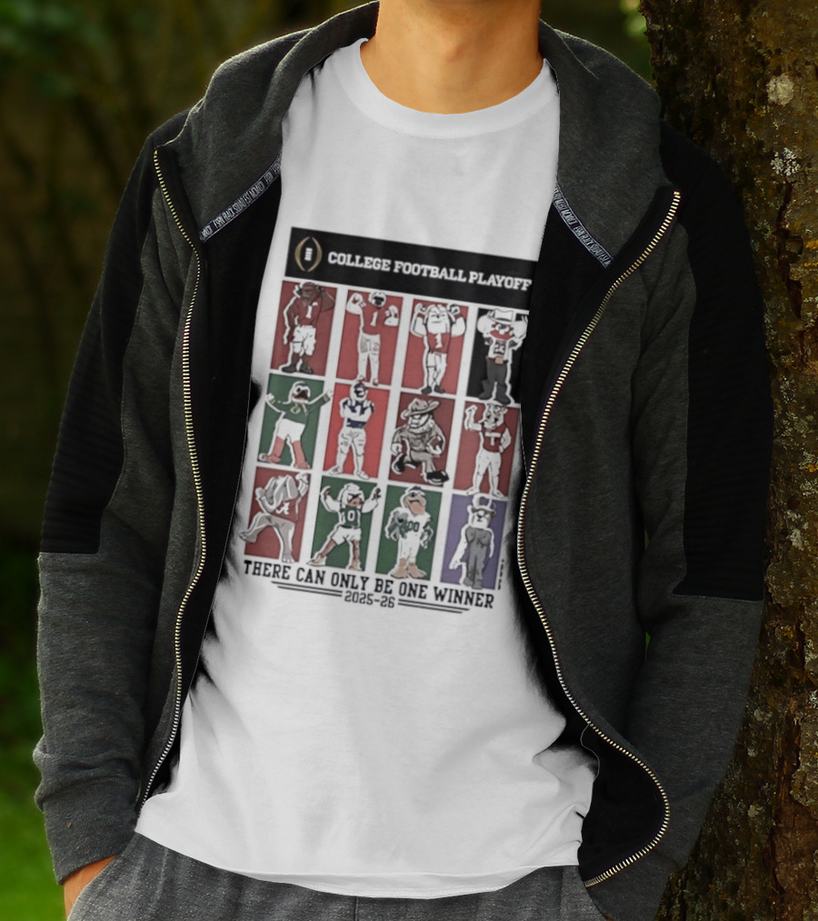 College Football Playoff 12 Team Mascots Showdown Champions идите T-Shirt