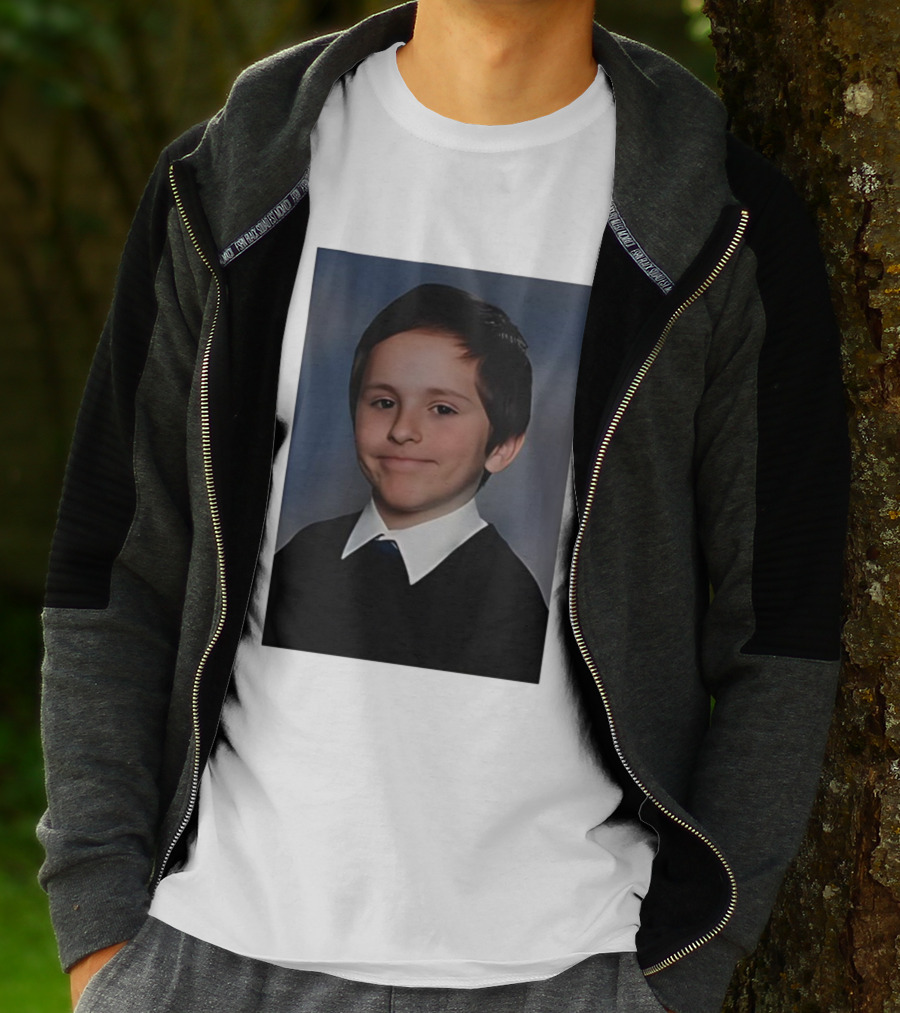 David Vujanic Awkward School Photo Meme Expression T-Shirt