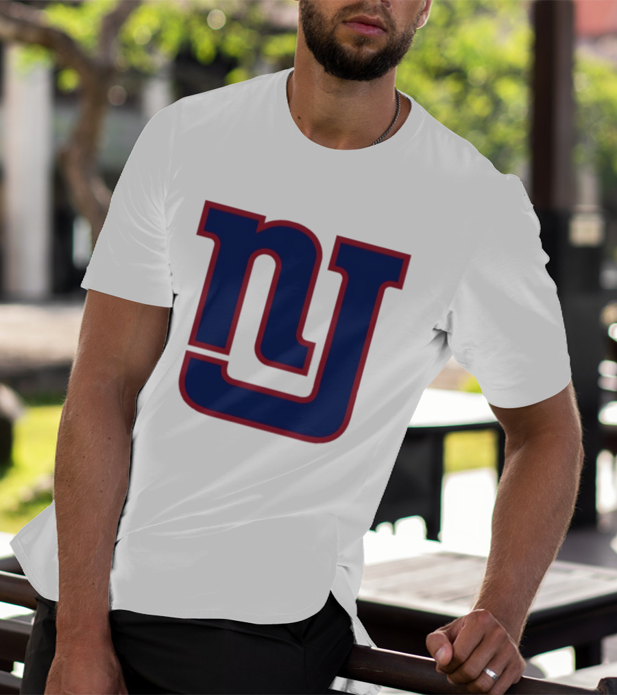New York Giants NY Style Twist Iconic Emblem Football Team T-Shirt