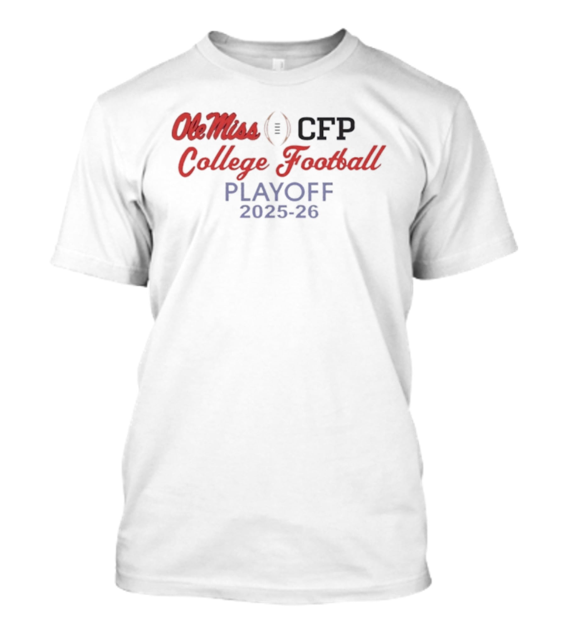 Ole Miss CFP College Football Playoff 2025-26 T-Shirt