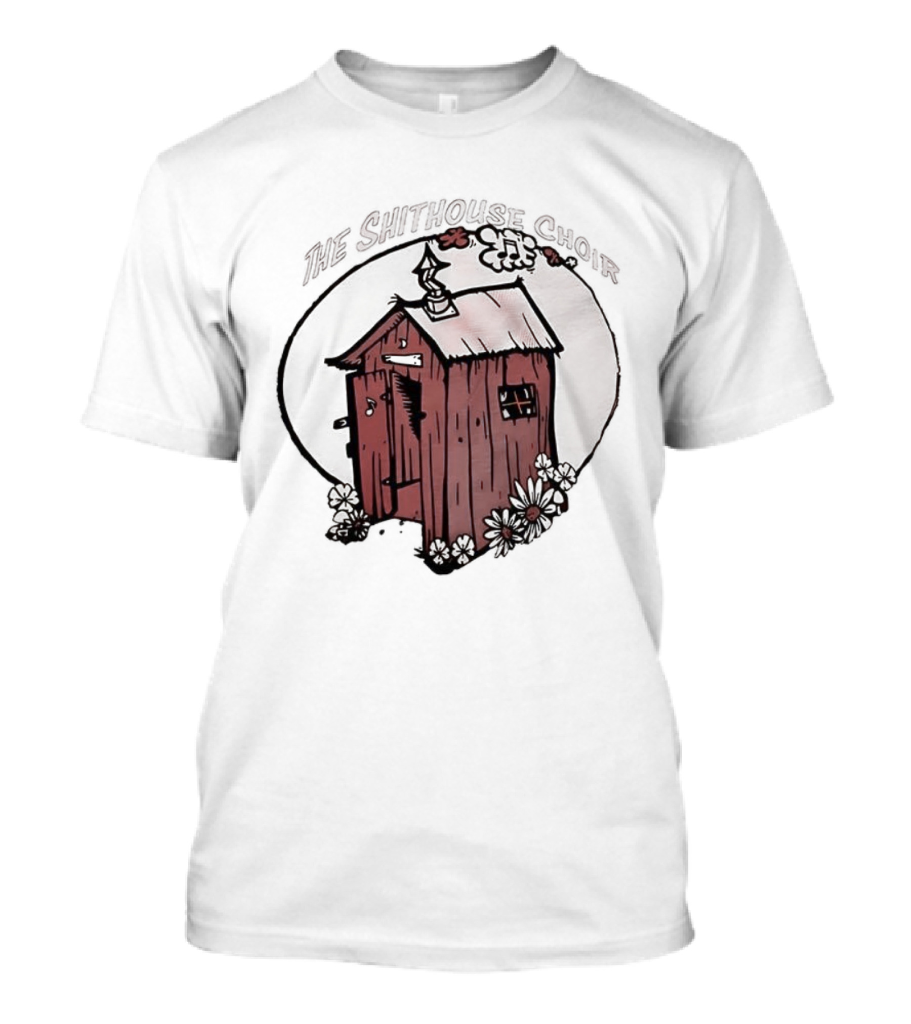 The Shithouse Choir Outhouse Rustic Humor T-Shirt