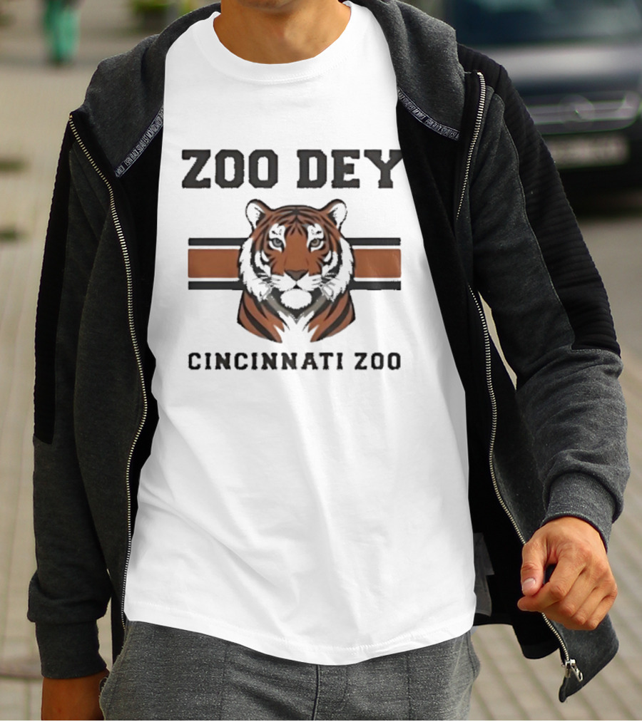 Cincinnati Zoo Tiger Zoo Dey T-Shirt