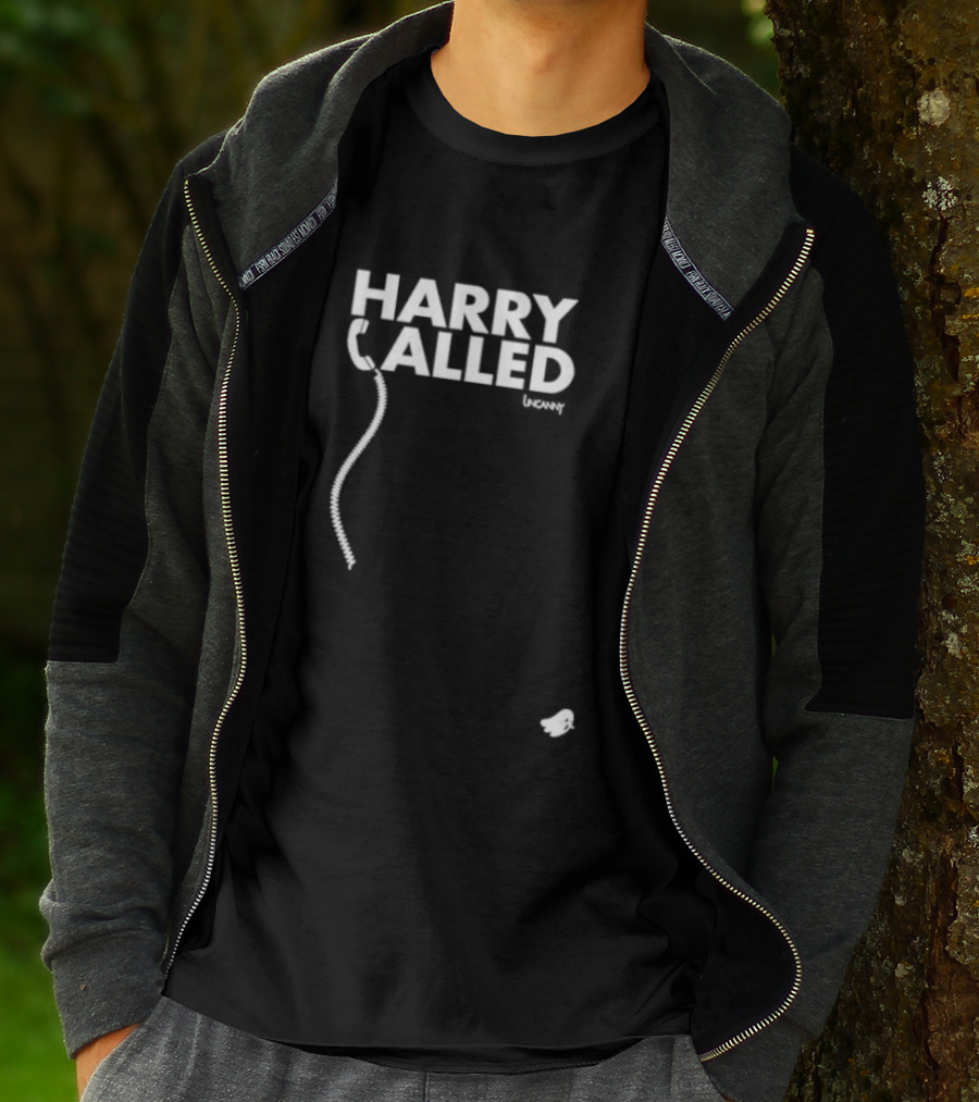 Harry Called Phone Receiver Ghost Imagery T-Shirt