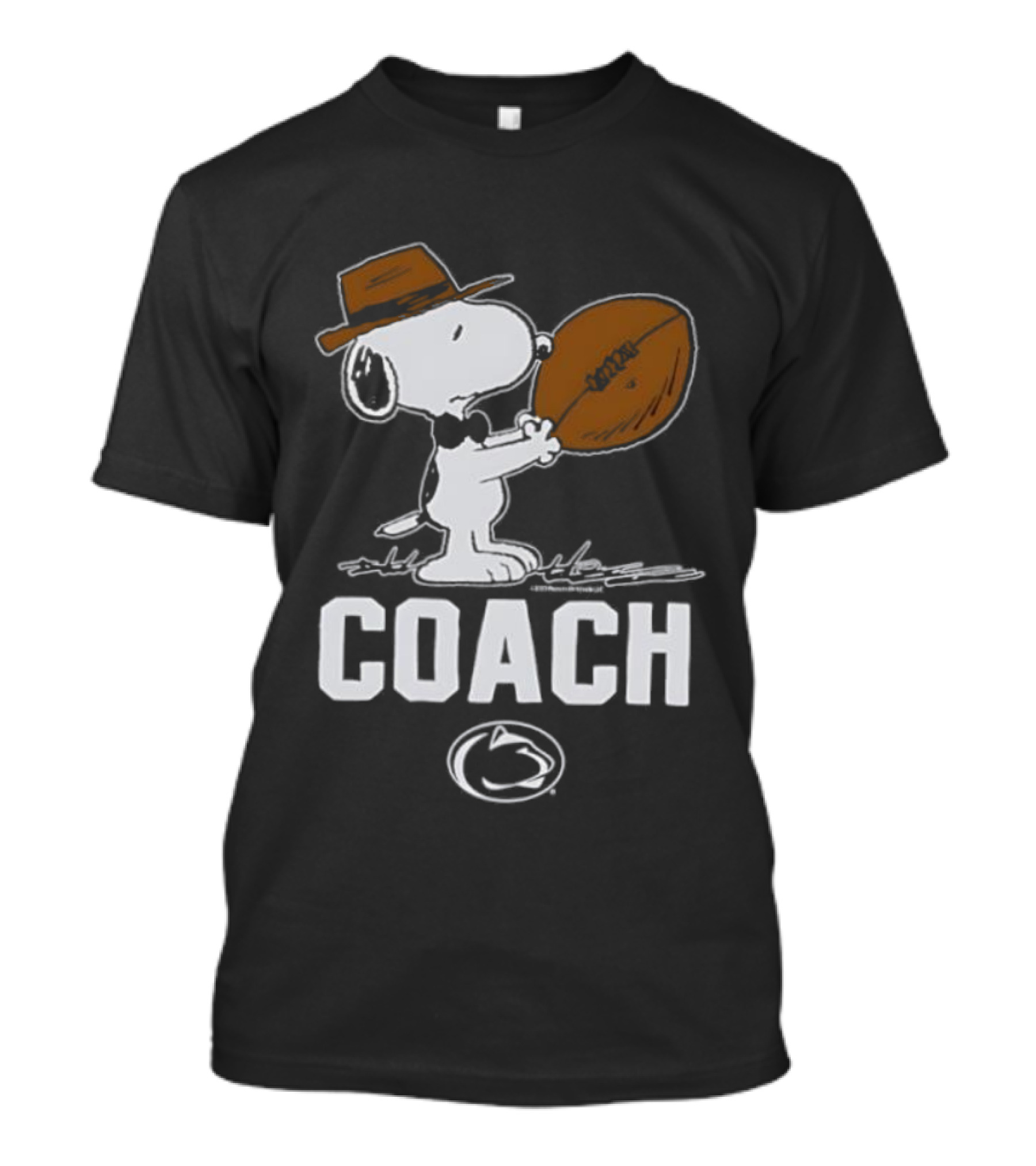 Snoopy Penn State Football Coach Peanuts Collaboration T-Shirt