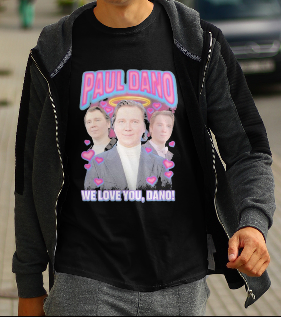 Paul Dano Halo Hearts We Love You Dano T-Shirt
