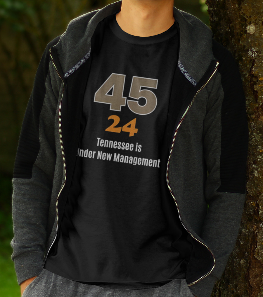 Vanderbilt 45 Tennessee 24 Under New Management Victory T-Shirt
