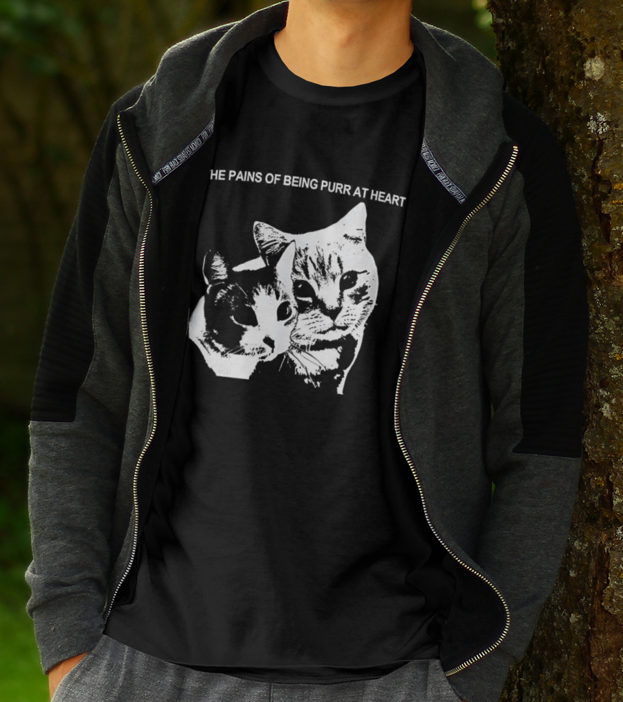 The Pains Of Being Pure At Heart Cat Faces T-Shirt