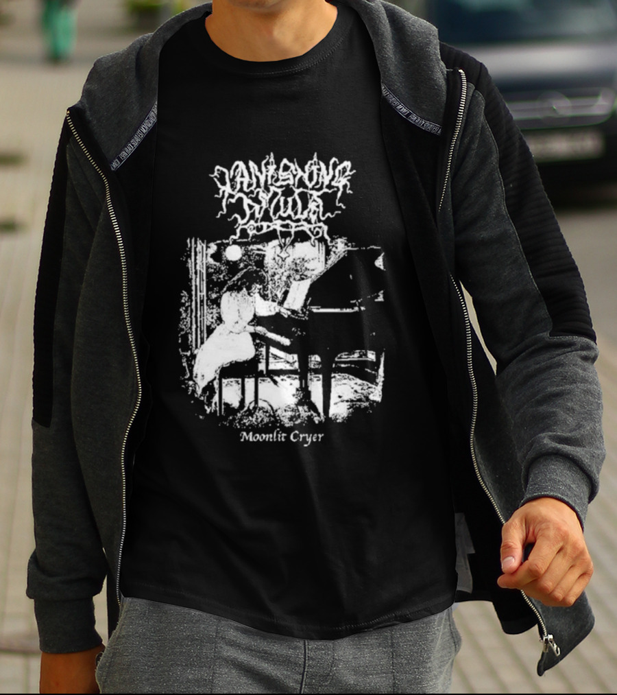 Vanishing Amulet Moonlit Cryer Dark Piano Aesthetic T-Shirt