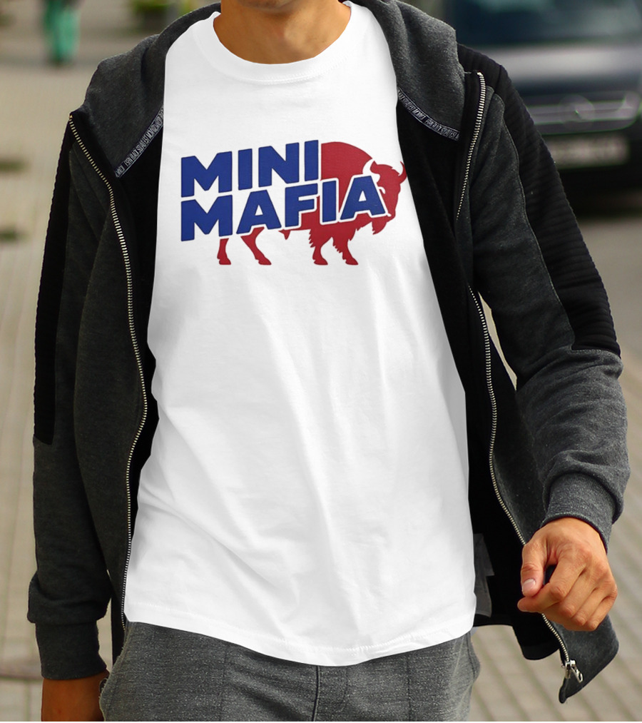 Buffalo Bills Mini Mafia Fan Gear Football Enthusiast Apparel T-Shirt