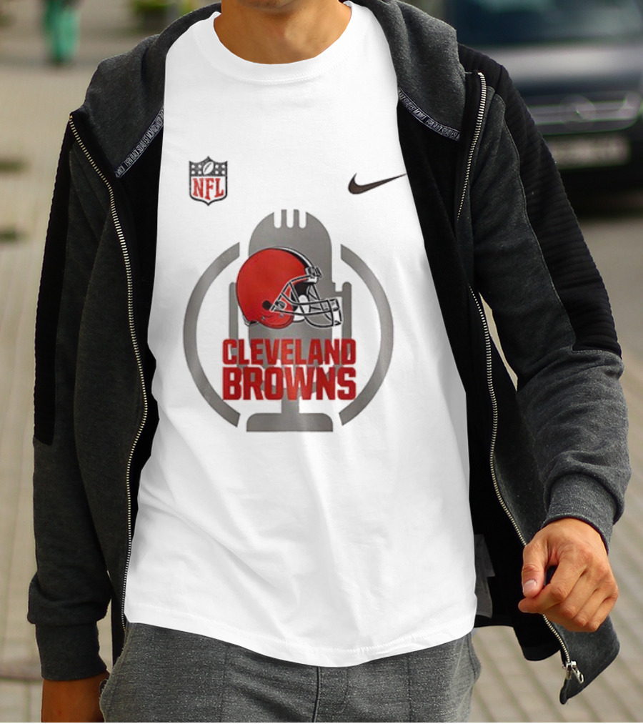 Cleveland Browns Nike NFL Red Helmet Collaboration T-Shirt