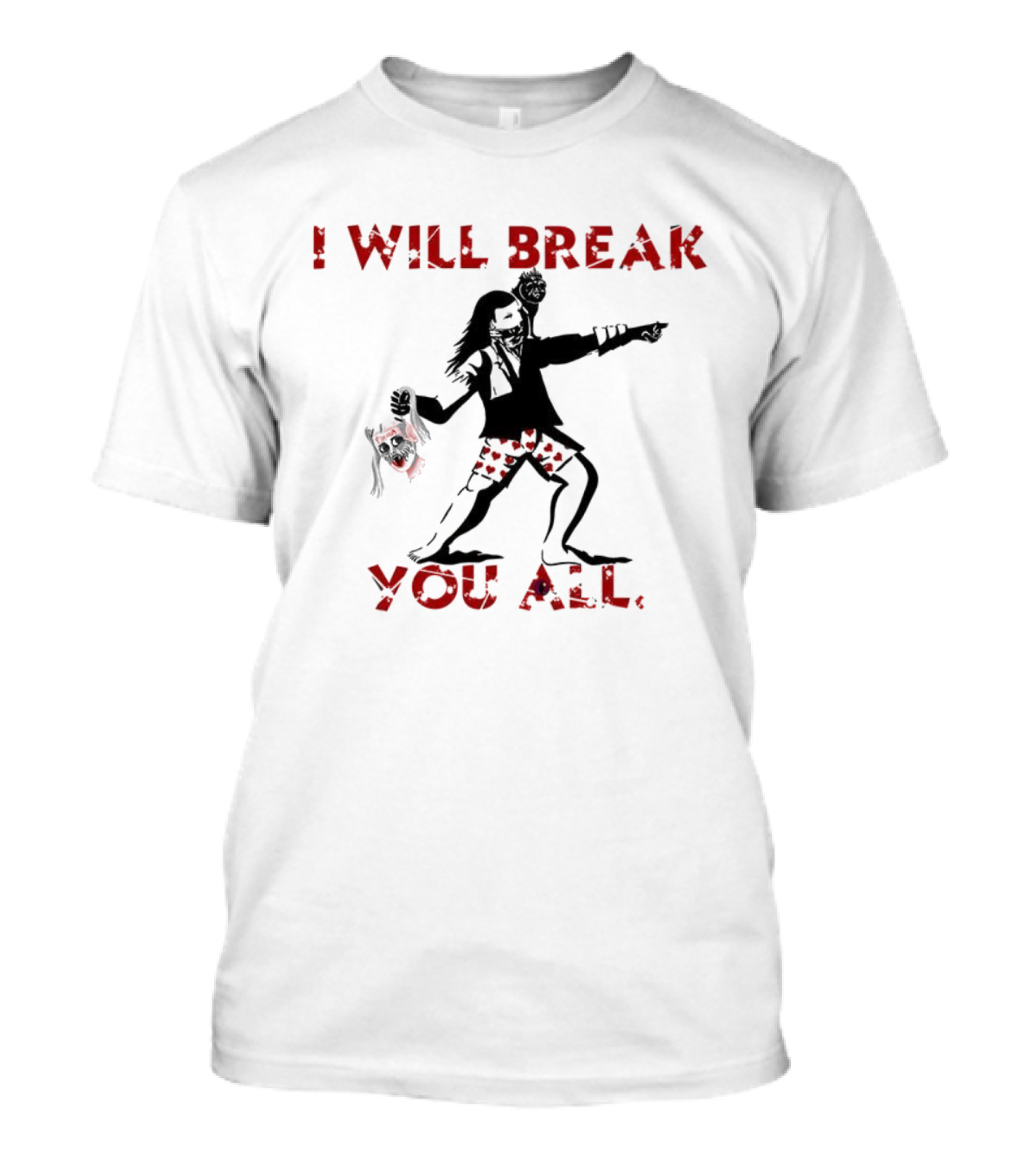Dungeon Crawler Carl I Will Break You All Comic Silhouette T-Shirt
