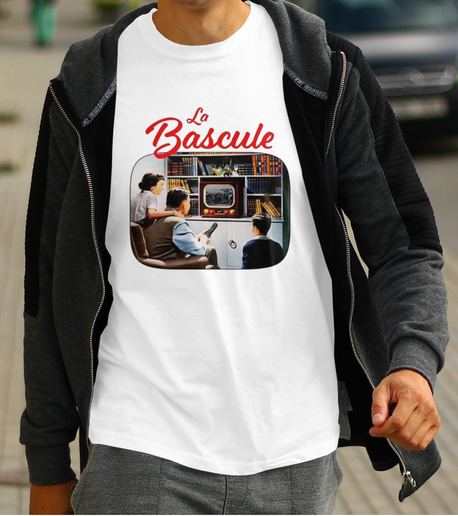 La Bascule Retro Family Ing Television Scene T-Shirt