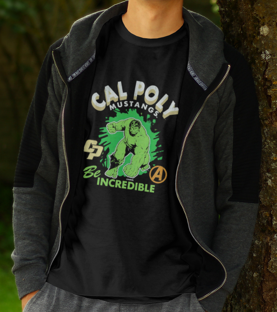 Cal Poly Mustangs Be Incredible Hulk Avengers T-Shirt
