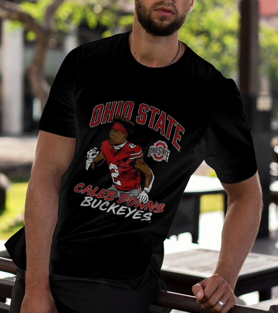Ohio State Caleb Downs Buckeyes Football 2025 T-Shirt