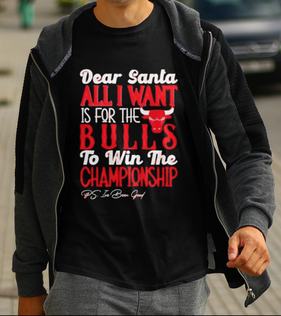 Dear Santa All I Want Is For The Bulls To Win The Championship T-Shirt