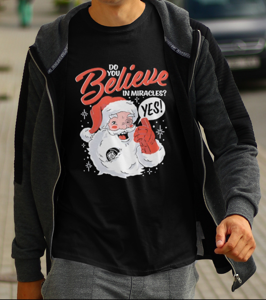 Believe In Christmas Santa Claus Miracles T-Shirt
