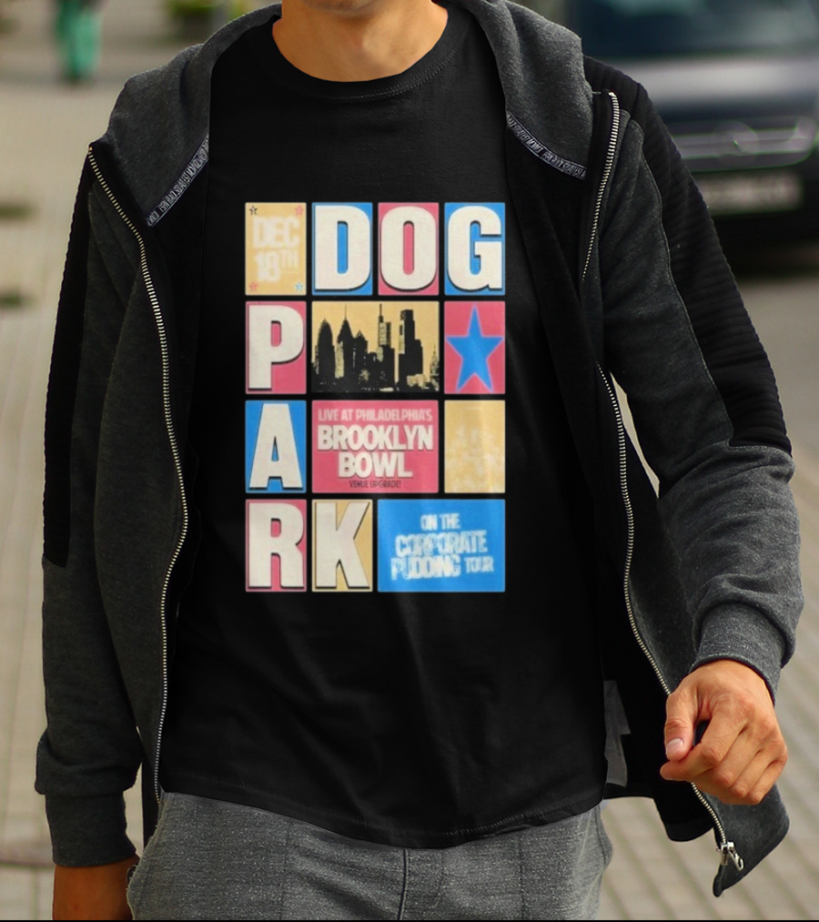 December 18th Dog Park Live Philadelphia's Brooklyn Bowl Venue Upgraded T-Shirt