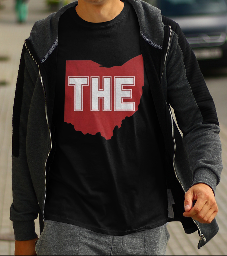 Ohio State Buckeyes Football Game Day Pride The State Map T-Shirt