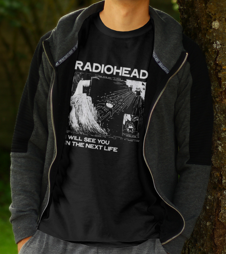 Radiohead I Will See You In The Next Life Vintage Album Art Concept T-Shirt
