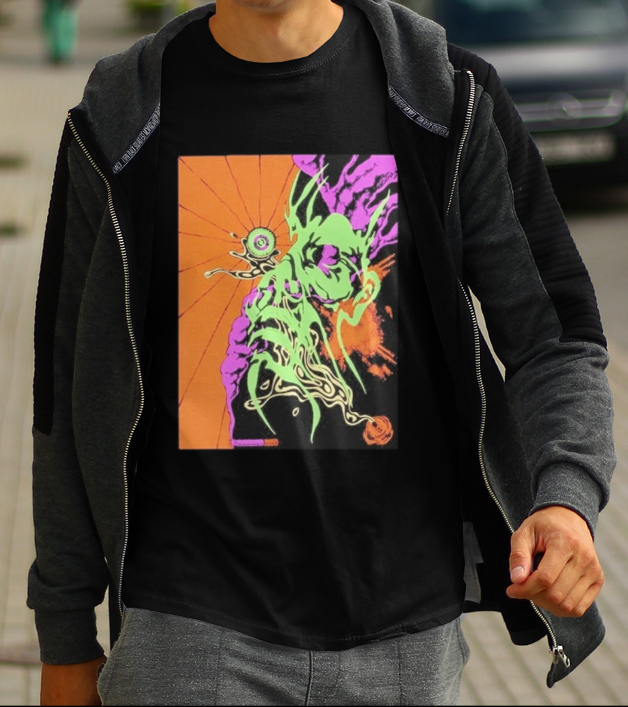 Viagra Boys Imploding Consciousness Psychedelic Creature Vortex T-Shirt