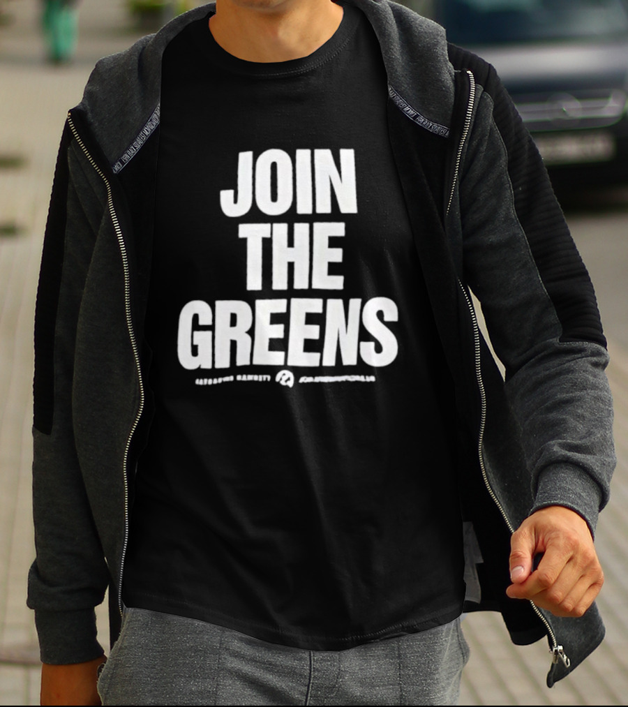 JOIN THE GREENS BASKETBALL COMMUNITY #SUPERHOOPS9 T-Shirt