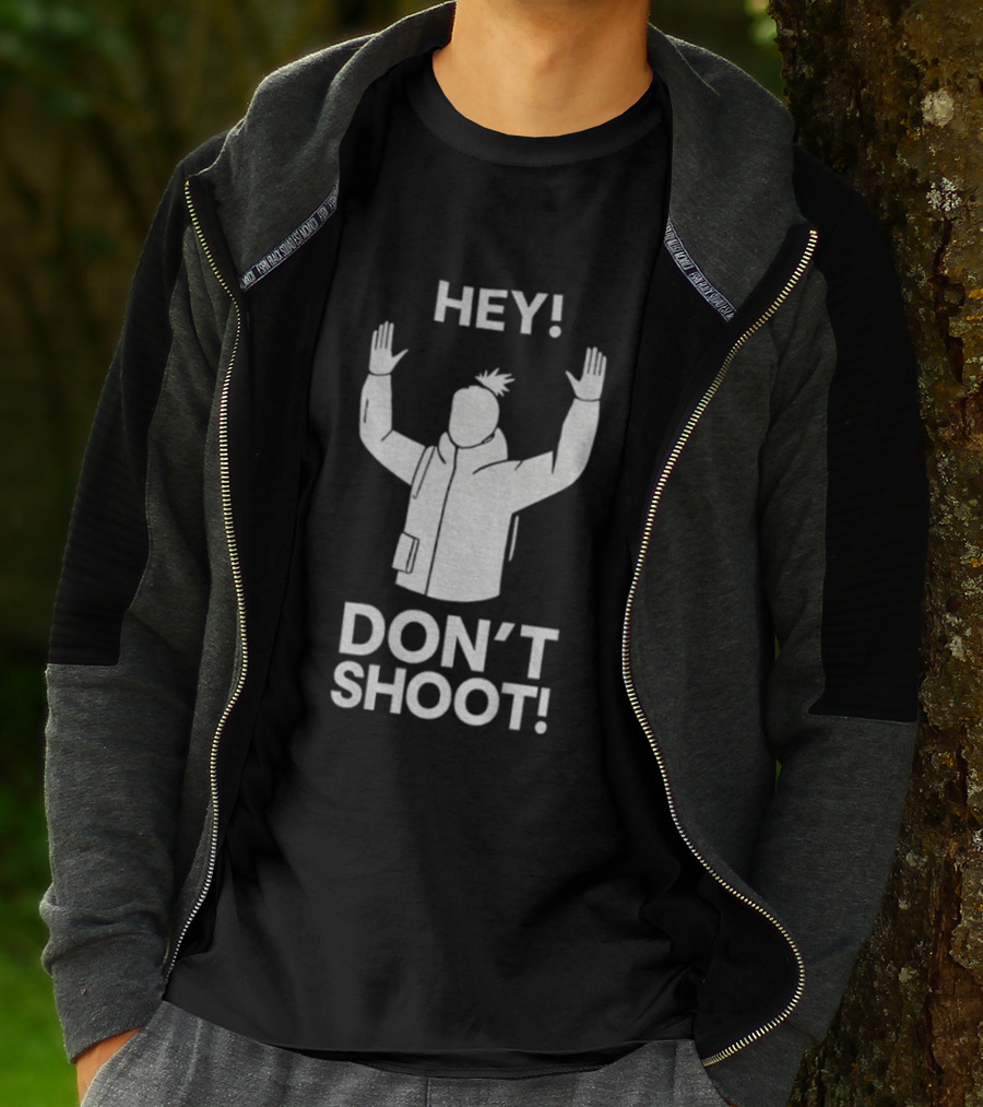 ARC Raiders Hey Don't Shoot Hands Up Gesture T-Shirt