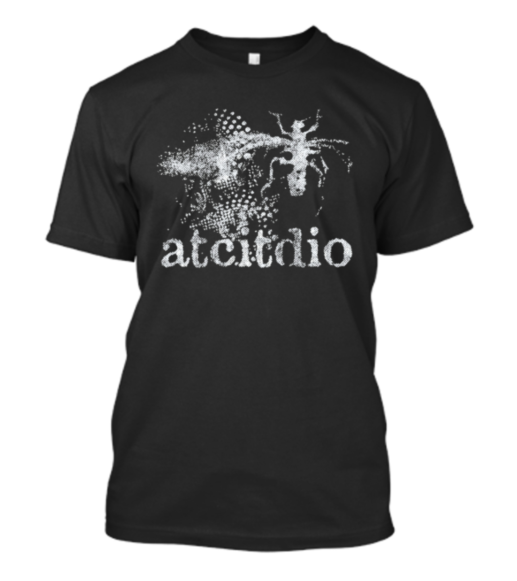 Atcitdio Bug Beetle Insect Pixelated T-Shirt