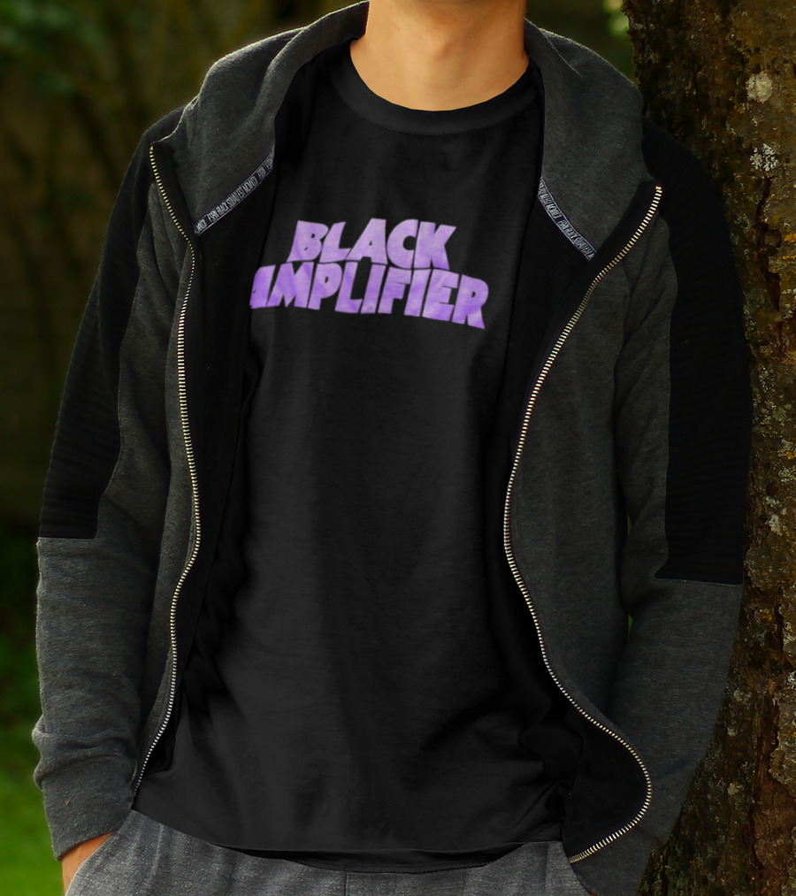 Black Amplifier Purple T-Shirt