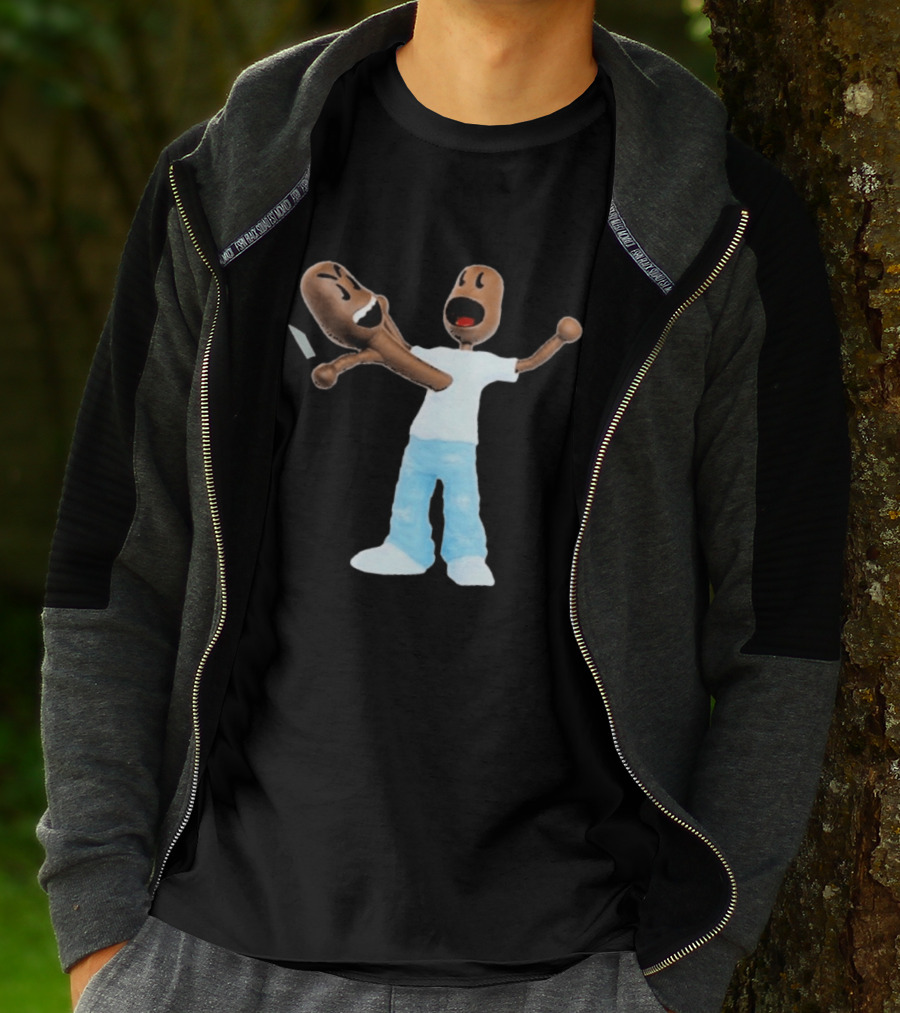 Kid Cudi Scotty Ramon Versus Cartoon Characters Clash T-Shirt