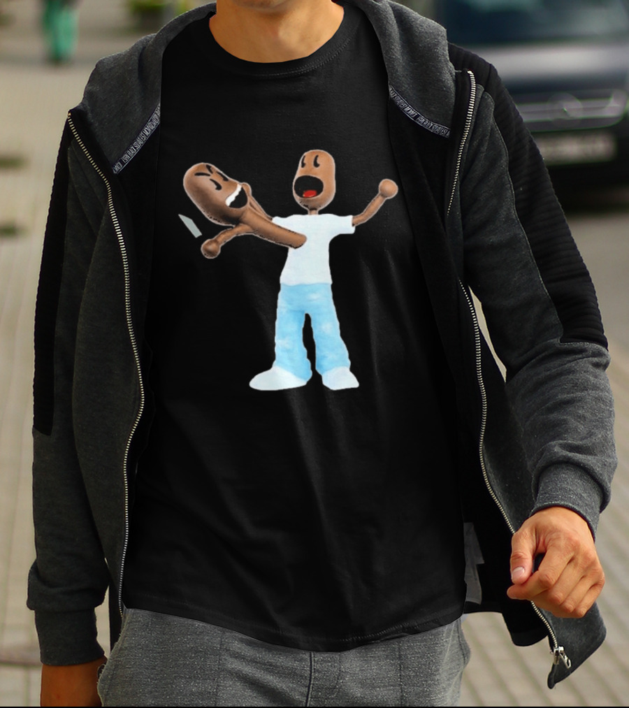 Kid Cudi Scotty Ramon Versus Cartoon Characters Clash T-Shirt