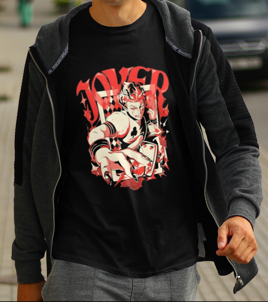 Joker Playing Cards Phantom 4 Hearts T-Shirt