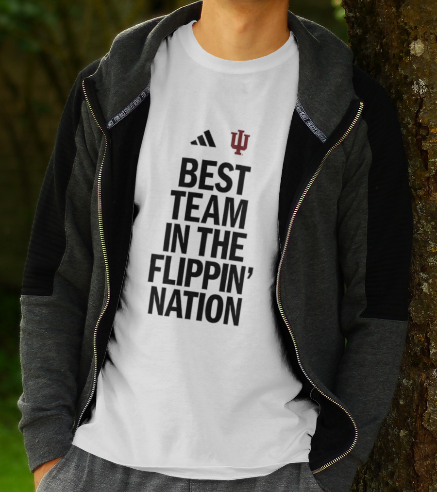 Adidas Indiana Hoosiers Best Team In The Flippin' Nation IU T-Shirt