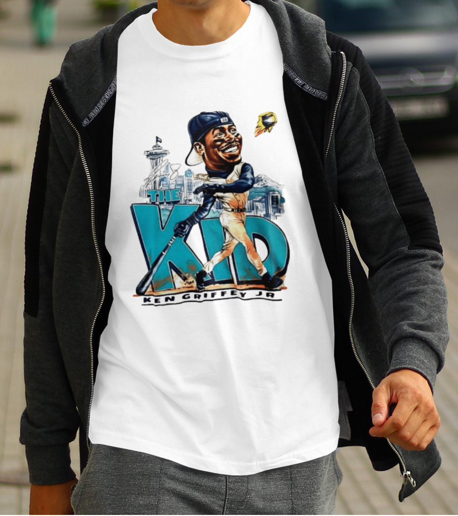 Ken Griffey Jr. The Kid Seattle Baseball Legend T-Shirt