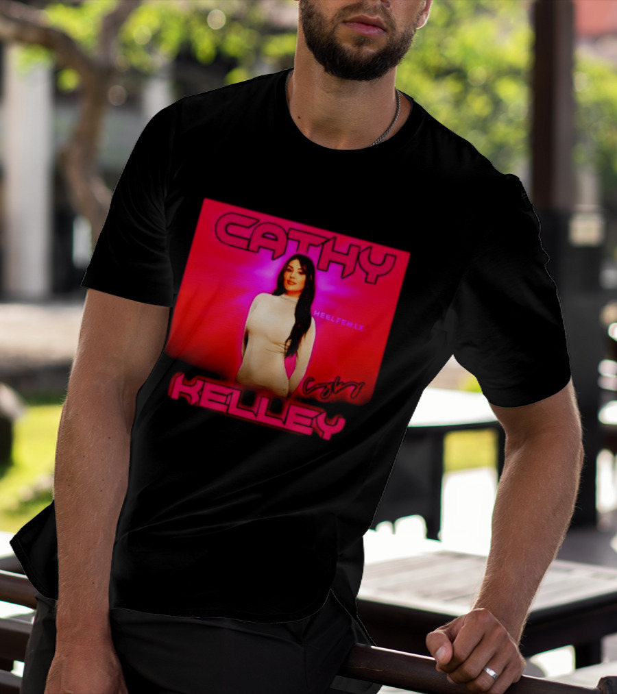 Cathy Kelley HEELFEMIX Pink T-Shirt
