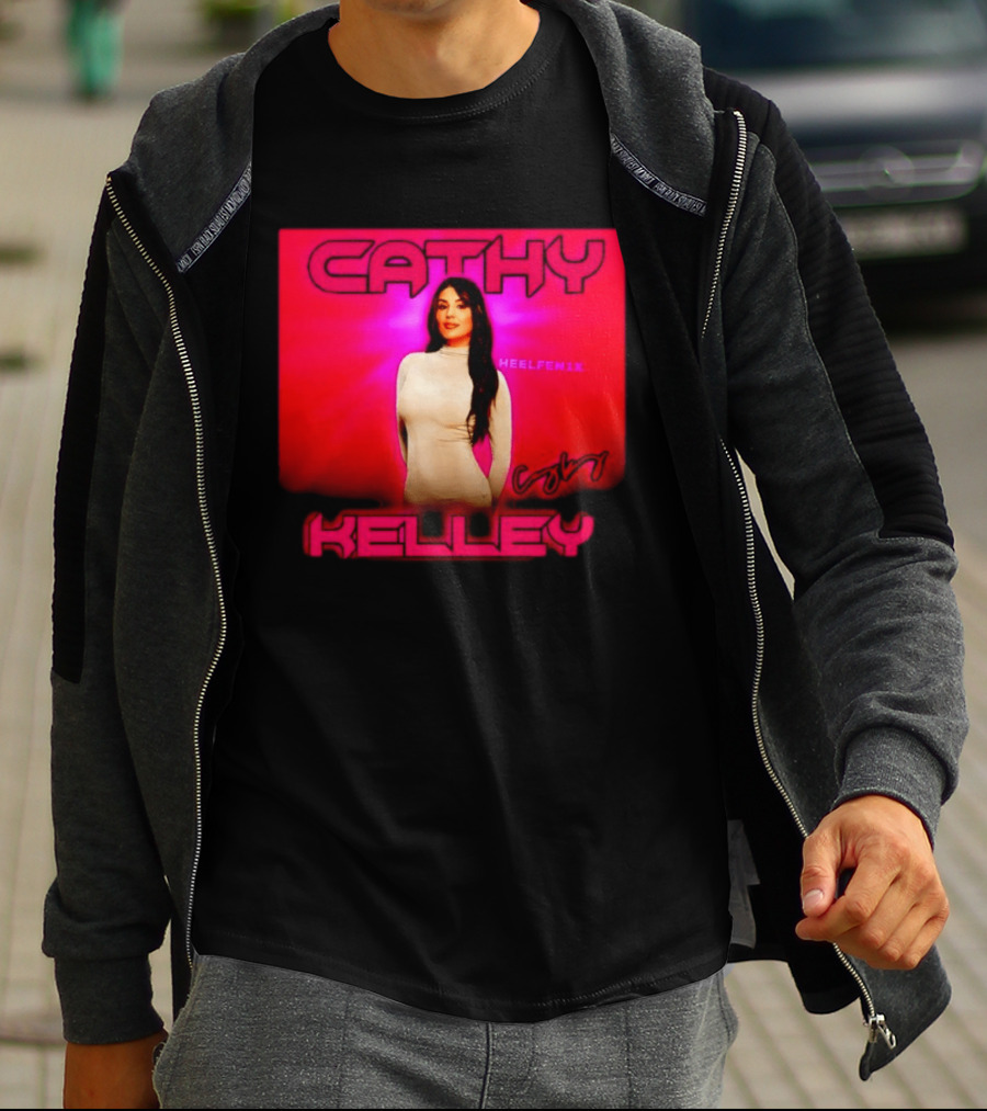 Cathy Kelley HEELFEMIX Pink T-Shirt