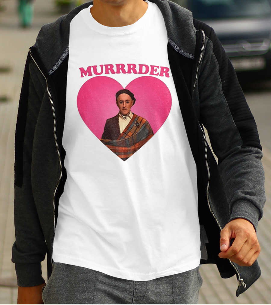 Alan Cumming Murrrder Heart Pink Love The Traitors TV Show T-Shirt