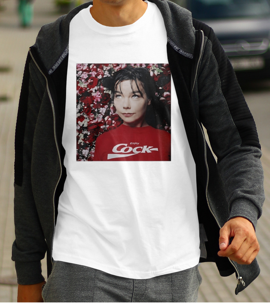 Bjork Enjoy Cock Vintage Inspired 2023 Floral T-Shirt