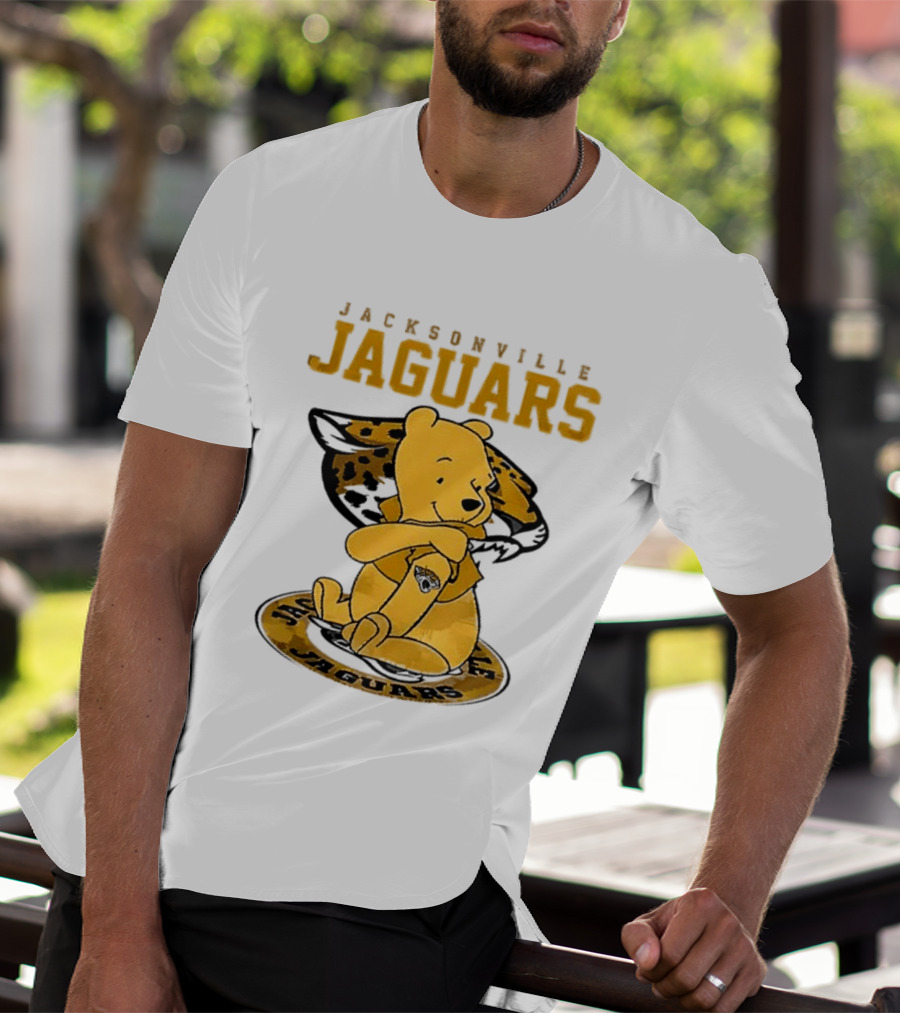 Jacksonville Jaguars Winnie The Pooh 100th Anniversary Collaboration T-Shirt