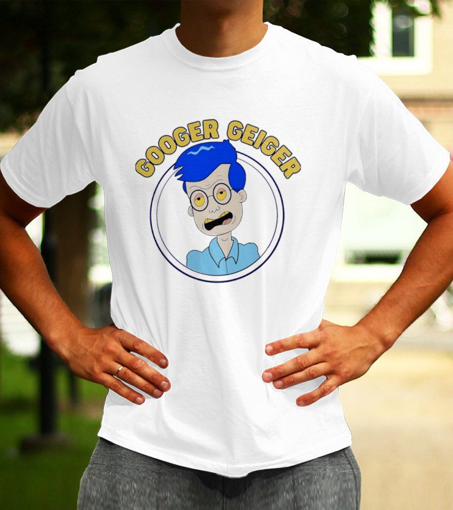 Kevin French Googer Geiger Blue Hair T-Shirt
