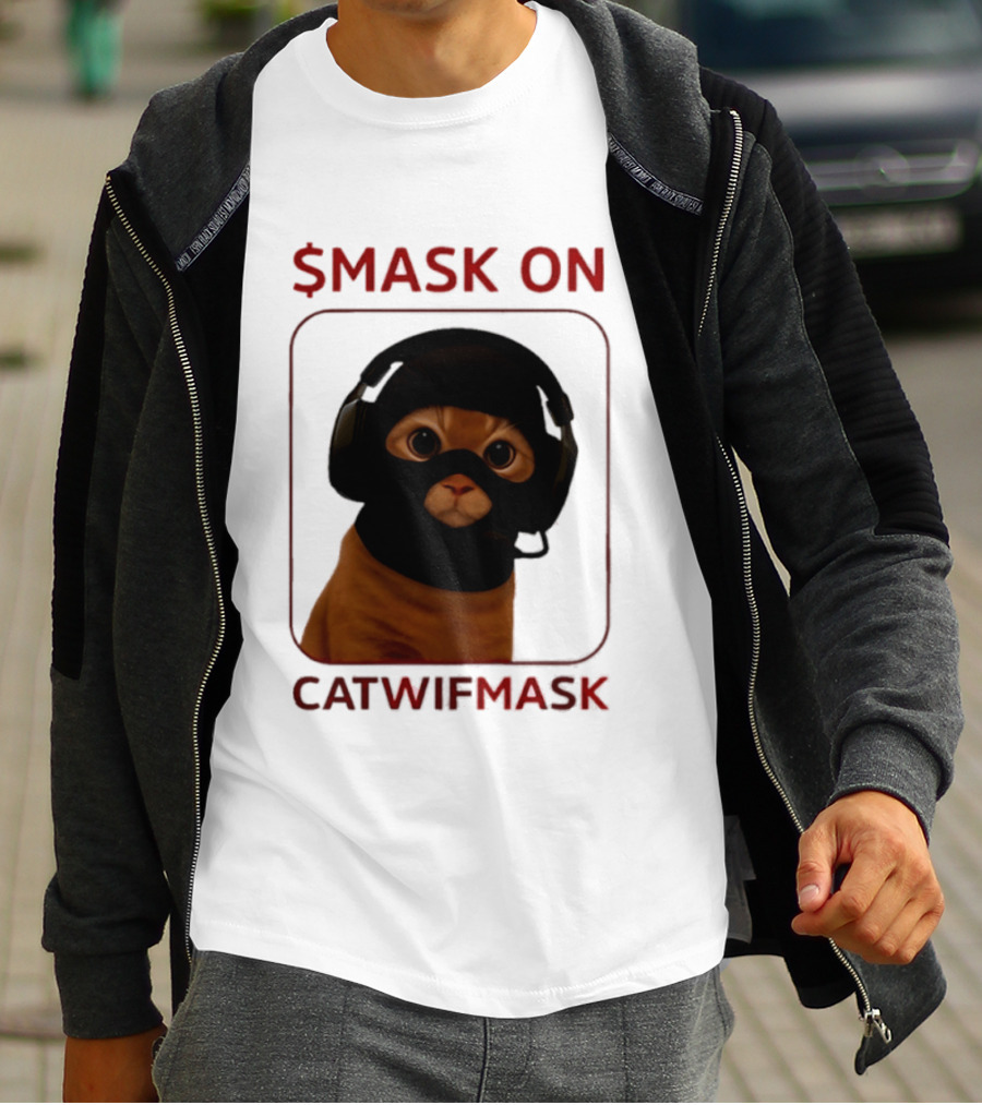 $Mask On Catwifmask T-Shirt